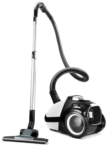 Soniclean WhisperJet C2 Canister Vacuum Cleaner - Ultra-Quiet Operation - U15 ULPA Filtration - Designed in Germany