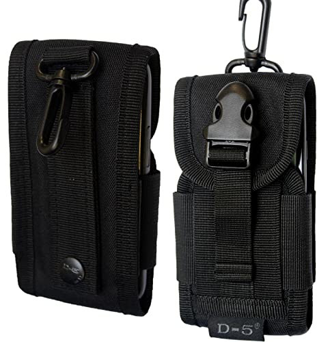 TechDealsUK Universal Army Pouch Black Combat Camo DPM Tasche für Gürtelschlaufe Hakenhülle Holster Case für Samsung Note 10, 20 Plus, S20, S21 Ultra iPhone 11, 12, 13 Pro Max