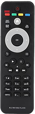 ciciglow Fernbedienung, Universal Blu-ray Player Fernbedienung Fernbedienung mit Großen Tasten für RC-2820 BDP2100 BDP2105 BDP2185