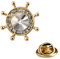 Lucky angel Mode Kristall Anker Ruder Brosche Herren Anzug Hemd Abzeichen Kragen Pins Brosche Schmuck Luxus für Frauen Accessoires Geschenke