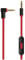 Replacement White Audio Cable Compatible with Beats by Dr Dre Solo2 / Solo2 Wireless Headphones w/In-Line Remote and Mic Compatible to Apple iPhone And Samsung Galaxy Note (red)