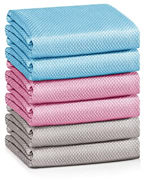 Nano Paños de limpieza de microfibra mágicos sin rayas, fácil de limpiar, escala de peces, espejo de cristal para coche, limpieza de acero inoxidable, paño de cocina sin pelusas, toalla de pulido de