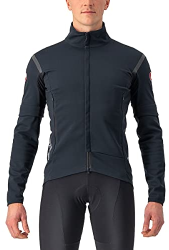 Castelli 4522510 PERFETTO RoS 2 CONVERTIBLE JAC Jacket Men's LIGHT BLACK/BLACK REFLEX XXL