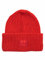 Zwillingsherz Slouch-Beanie-Mütze mit Wolle - Hochwertige Strickmütze mit Herz Smileys Patch für Damen Mädchen – Hat - Grobstrick - One Size - warm und weich für Frühling Herbst und Winter