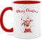 Tasse Tassen 325ml - Weihnachtstasse Weihnachten - Merry Christmas Rentier I Elch - 325 ml - Rot - weihnachtstassen weihnachtsbecher weihnachtsmotiv familie mug wichteltassen weihnachts rentiere