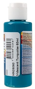 Hobbynox Peinture aérographe Lexan Color Iridescent Turquoise 60 ml Lexan