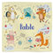 Wanapix | Stoff Servietten für Kinder Personalisiert mit Namen | Schule/Kindergarten | Waschmaschinengeeignet | 45x45cm | Schule Tiere