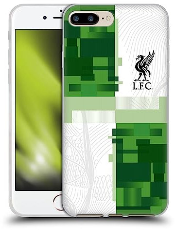Head Case Designs Officially Licensed Liverpool Football Club Away Kit 2023/24 Soft Gel Case [Military Grade Protection] Compatible With Apple iPhone 7 Plus/iPhone 8 Plus