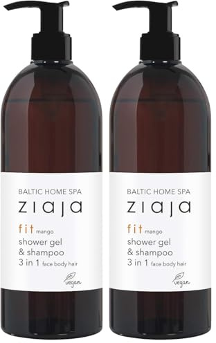 Ziaja Baltic Home Spa Gel De Ducha 3en 500ml, Marrón, Mango (Paquete de 2)