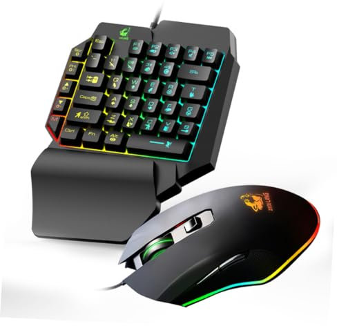Hemobllo Tastiera Da Gioco Retroilluminata Per Sport Gamer Resistente Duratura Facile Installazione Uso Pratico Design Semplice