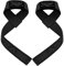 BEAST RAGE Gurte zum Gewichtheben, Premium-Qualität, Neopren, gepolsterte Baumwollgurte, strapazierfähige Fitnessgurte für Gewichtheben, Kreuzheben, Powerlifting, Crossfit, Krafttraining (JET SCHWARZ)