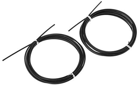 Replacement Jump Rope Cable Fastest Competition Speed Rope Cords Black