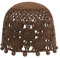 ZLYC Damen Mädchen Häkelmütze Handgemacht Beanie Mütze Slouch Sommer Strickmützen(Perle Tan),Einheitsgröße