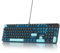 SOLIDEE tastiera gaming meccanica 100%,US Layout QWERTY,Tastiera da Gioco Cablata 104 Tasti Retroilluminata RGB con Tastierino Numerico,Tastiera Meccanica NKRO per laptop Windows(104 Monstor(B))