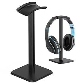 sumsync Headphone Stand, Detachable Headset Holder with TPU Non-Slip Silicone Over-Ear Gaming Earbuds, Suitable for Table, Showcase, etc.