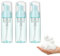 ZEYIYER 3PCS 50Ml Foam Pump Bottles, Plastic Empty Travel Size Foam Pump Bottle, Foaming Soap Dispenser, Bottles, Small Foam Pump Bottle for Cleaning Lash Shampoo, Makeup (Green)