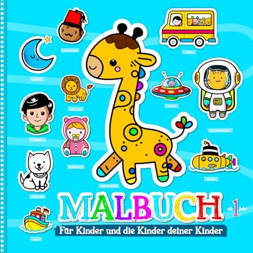 Malbuch für Kinder ab 1 Jahr