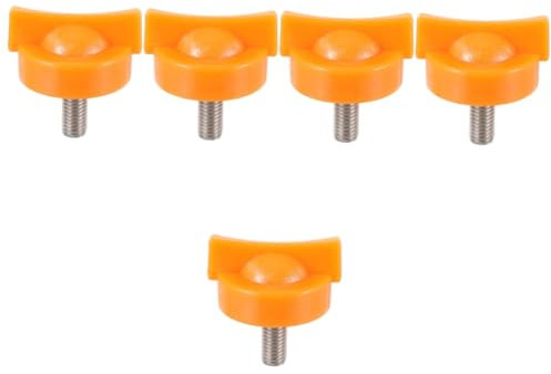 5St Zubehör für Entsafter Orangenschäler elektrische Entsafter für Zitrusfrüchte Saftpresse Zubehör Saftpresse Ersatzteile Orangenpresse Profi Schraube Schälschrauben Plastik UTHCLO