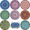 8 Stück Diamond Painting Untersetzer Mandala Diamond Painting Coasters with Holder, Mandala Diamond Cup Coasters 5D DIY Mandala Untersetzer rutschfest für Anfänger, Erwachsene & Kinder