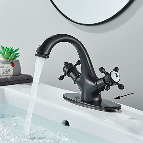 Antike Messing Badezimmer Waschbecken Wasserhahn mit Abdeckung Einloch Deck Montiert Mischbatterie für Bad Waschbecken in Bad oder Küche