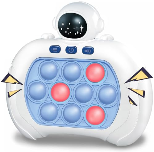 Quick Push Game Fidget Toys Pro für Kinder & Erwachsene, Pop Handheld-Spiel, Push-Bubble Stressabbau-Spielzeug, Puzzle Drückspiel mit Geräuscheffekten, Geschenk für Jungen, Mädchen, Teenager