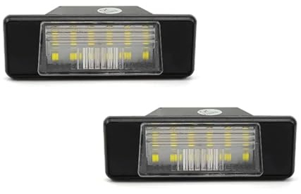 MOMOHCHGBT Number Plate Light For Nissan Qashqai J11 Primera P12 For Pathfinder R51 For X-Trail T31 Juke F15 Micra For Versa LED Car License Plate Light(2PCS)
