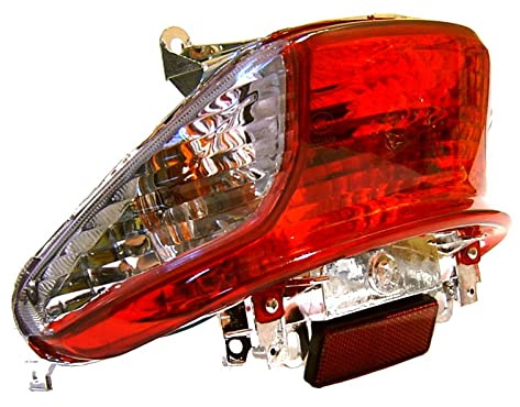 gy6-ersatzteile RÜCKLICHT/RÜCKLEUCHTE komplett für 4-TAKT China Roller mit Klarglas Blinkern * z.B.für REX BAOTIAN BENZHOU YIYING Jinlun Jack Fox Flex TECH SARO ZNEN JMSTAR u.a.