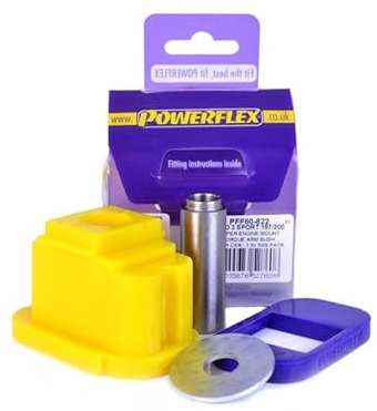 Powerflex Soporte de motor Rodamiento de caucho-metal Compatible con RENAULT Clio 3 Hatchback BR0/1, CR0/1 PFF60-822