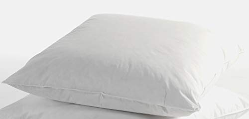Trautesheim Feder-Kopfkissen Federkissen in 80x80cm mit 1500g oder 2000g-Gänsefedern-Füllung - Bezug 100% Baumwolle in weiß - KEIN LEBEND-RUPF (2000g)
