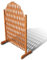 Festnight Gartenzaun Ausziehbarer Spalierzaun Gartenzaun Rankhilfe Rankgitter Holzzaun Pflanzengitter aus Holz 180 x 100 cm