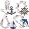 LIAO Ausstechformen-Set mit Anker, Segelboot, Ruder und Delfin, Edelstahl, 4-teilig