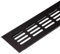 Griglia di ventilazione per porta, in alluminio, marrone, griglia di ventilazione rettangolare, 300 x 60 mm, griglia per mobili in alluminio per riscaldamento a parete, ecc. 1 pezzo