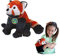 EcoBuddiez - Roter Panda von Deluxebase. Mittelgroß 20cm weiches Plüschtier aus recycelten Plastikflaschen. Umweltfreundliches kuscheliges Geschenk für Kinder und süß Stofftier für Kleinkinder.