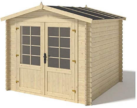 Salone Negozio Online Gerätehaus Mary aus nordischem Holz, 300 x 300 x 255 cm, ohne Boden