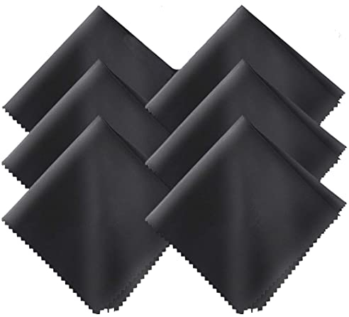 Microfibra Panno di Pulizia per Schermi,Panni per pulire in Microfibra per pulire Occhiali, Lenti, Tablet, Telefoni, iPhone