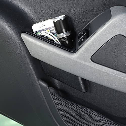 SHIFENG Für Smart 451 Fortwo 2010 2011 2012 2013 2014 ABS Auto Innere vordere Reihe Tür Aufbewahrungsbox Schwarz Zubehör