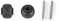 Lot de 2 essieux et rouleaux motorisés pour Dyson V6 V7 V8 V10 - Roues de rechange pour aspirateurs Dyson V6 V7 V8 V10 (brosse à rouleau doux uniquement)