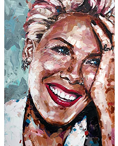 P!NK Kunstdruck auf Leinwand, 40 x 60 cm
