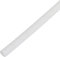 PATIKIL 4mmx5M Fibra Vetro Silicone Manica, 1pz Gomma Isolamento Ritardante Autoestinguente Manica, Bianco