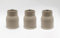 Daewoo Sienna Collection Set Of 3 Cannisters, Tea Coffee Sugar Containers With Removable Lid, Taupe