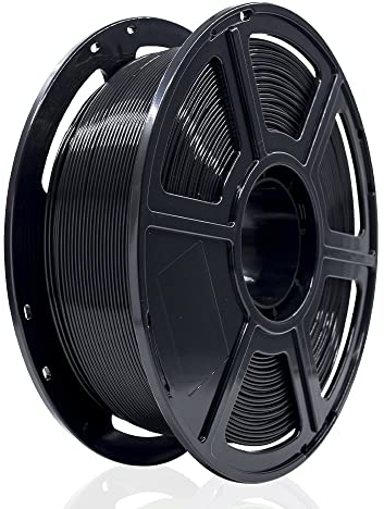 FLASHFORGE 3D-Drucker-Filament, PLA PRO Filament 1,75 mm, 1 kg Spule, Maßgenauigkeit +/- 0,02 mm für FDM 3D-Drucker, bessere Zähigkeit und kein Verknoten (Schwarz)