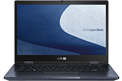 ASUS ExpertBook B3 Flip B3402FBA-EC0434X - Ordenador Portátil 14 Full HD (Intel Core i5-1235U, 8GB RAM, 256GB SSD, Iris Xe Graphics, Windows 11 Pro) Negro Estrella - Teclado QWERTY español