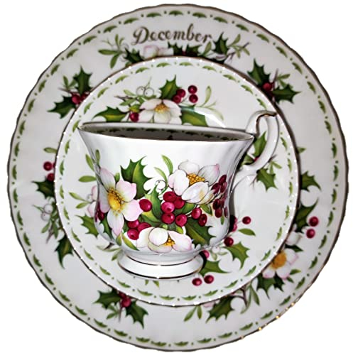 AngiesStrickZauber: Royal Albert – Bone China – Flowery Decorative – Piatto – Set da tè