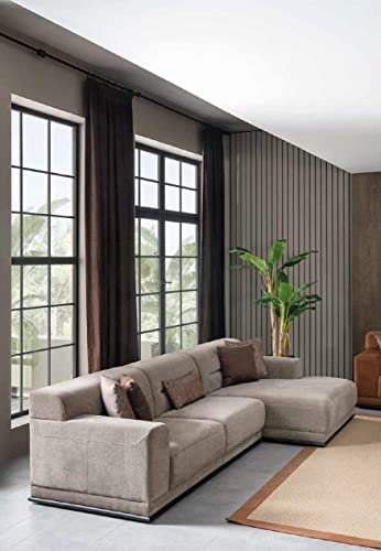 Italienische Stil Möbel Ecksofa Wohnlandschaft Eckcouch Polster Möbel