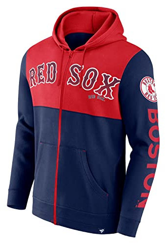 Boston Red Sox Fundamentals Fleece Full Zip Hoody - L