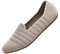 Puxowe Ballerines Femme Chaussures Élégantes Slip-on Confortables en Tricot Ballerina Plate pour Femme 36 EU Nude