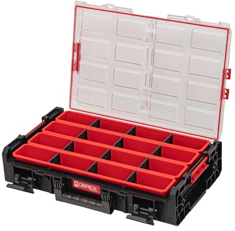 Toolbrothers RHINO XXL Organizer ECO Höhe XL Boxen+ 13,5 l IP66 mit herausnehmbaren Boxen + Trennwänden