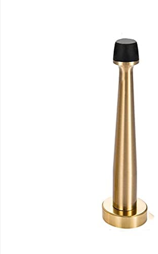 CAAUYXZW Brass Door Stopper Bathroom Door Stop Heavy Duty Floor Wall Mount Bumper Door Holder Catch Door Hardware (Size : 120mm)