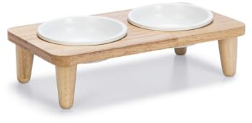 Designed by Lotte Dinnerset Djeha - Katzenfutter Napf - Holz -