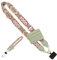 Brand Name Crossbody Phone Strap With Zippered Pouch - Adjustable Lanyard for Travel and Shopping